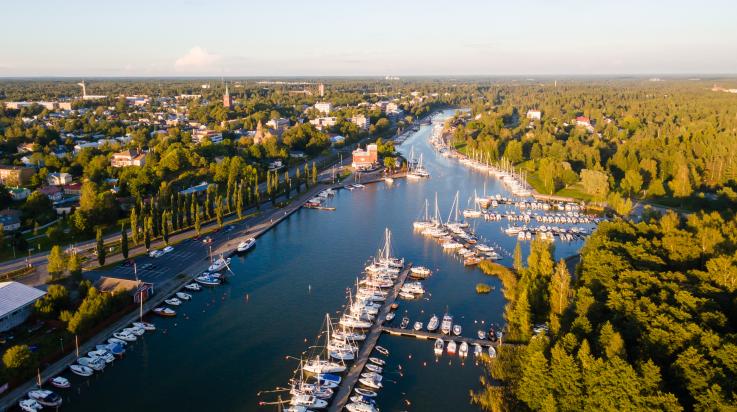 Ilmakuva Kaupunginlahdelta