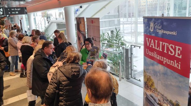 Uudenkaupungin esittelypiste K50 messuilla