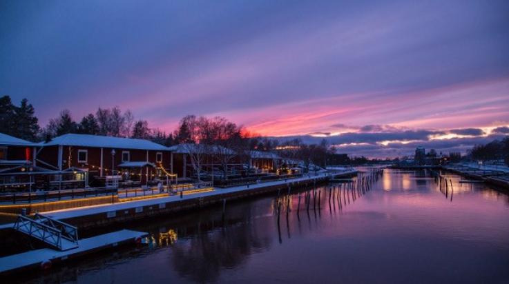 Purppurainen maisema